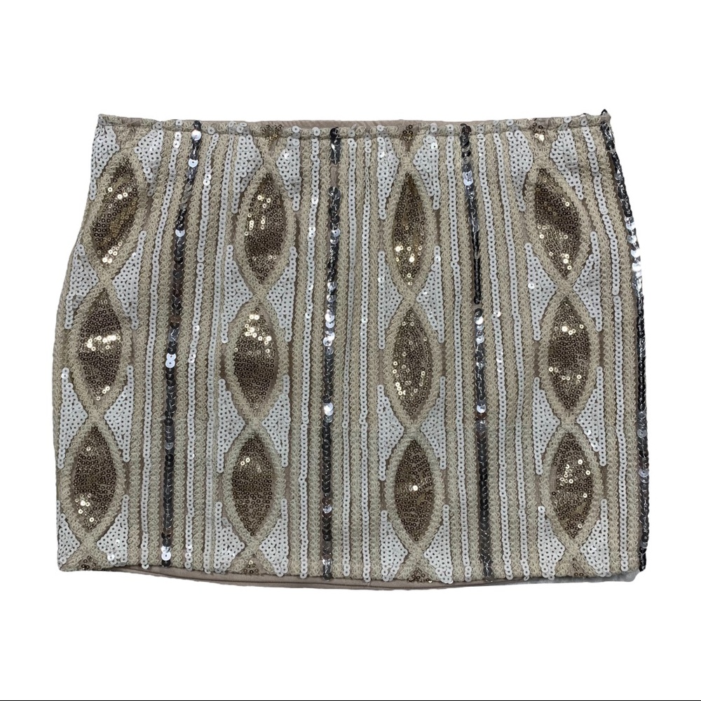 Y2K hello miss Sequin Mini Skirt - Picture 2 of 11